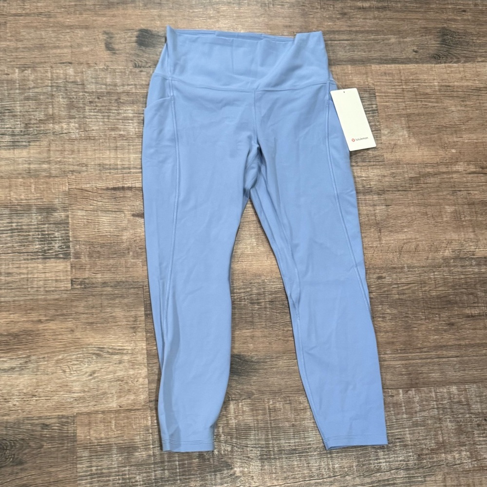 NWT Lululemon Align High Rise 25” Leggings with Pockets - Blue Willow - Picture 2 of 5